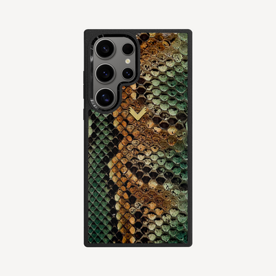 Samsung S24 Ultra Phone Case, Python Leather
