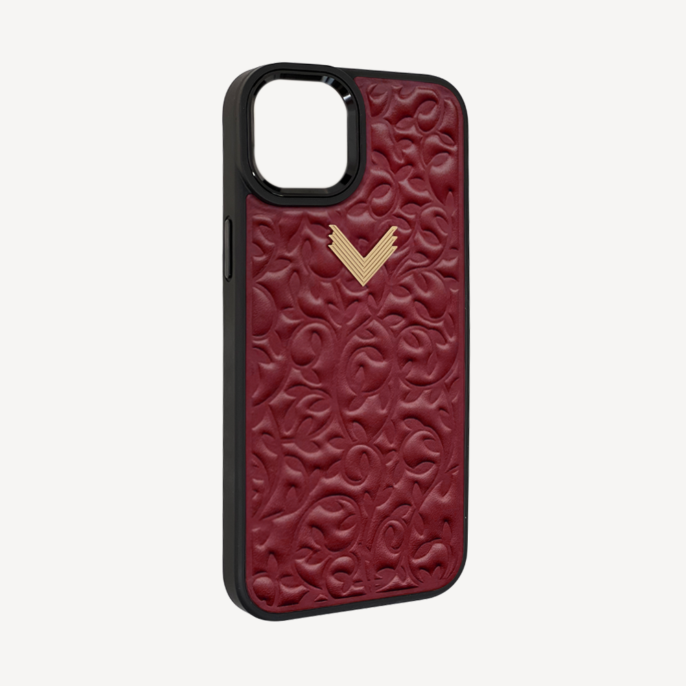 iPhone 14 Plus Phone Case, Calf Leather
