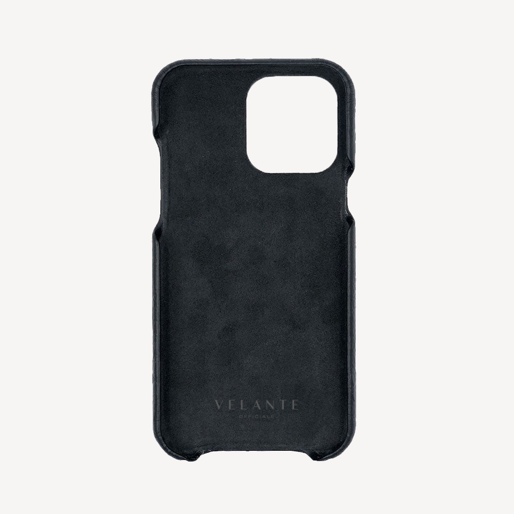 iPhone 15 Pro Max Phone Case, Calf Leather, Alligator Texture