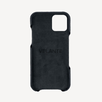 iPhone 16 Phone Case, Calf Leather, Alligator Texture