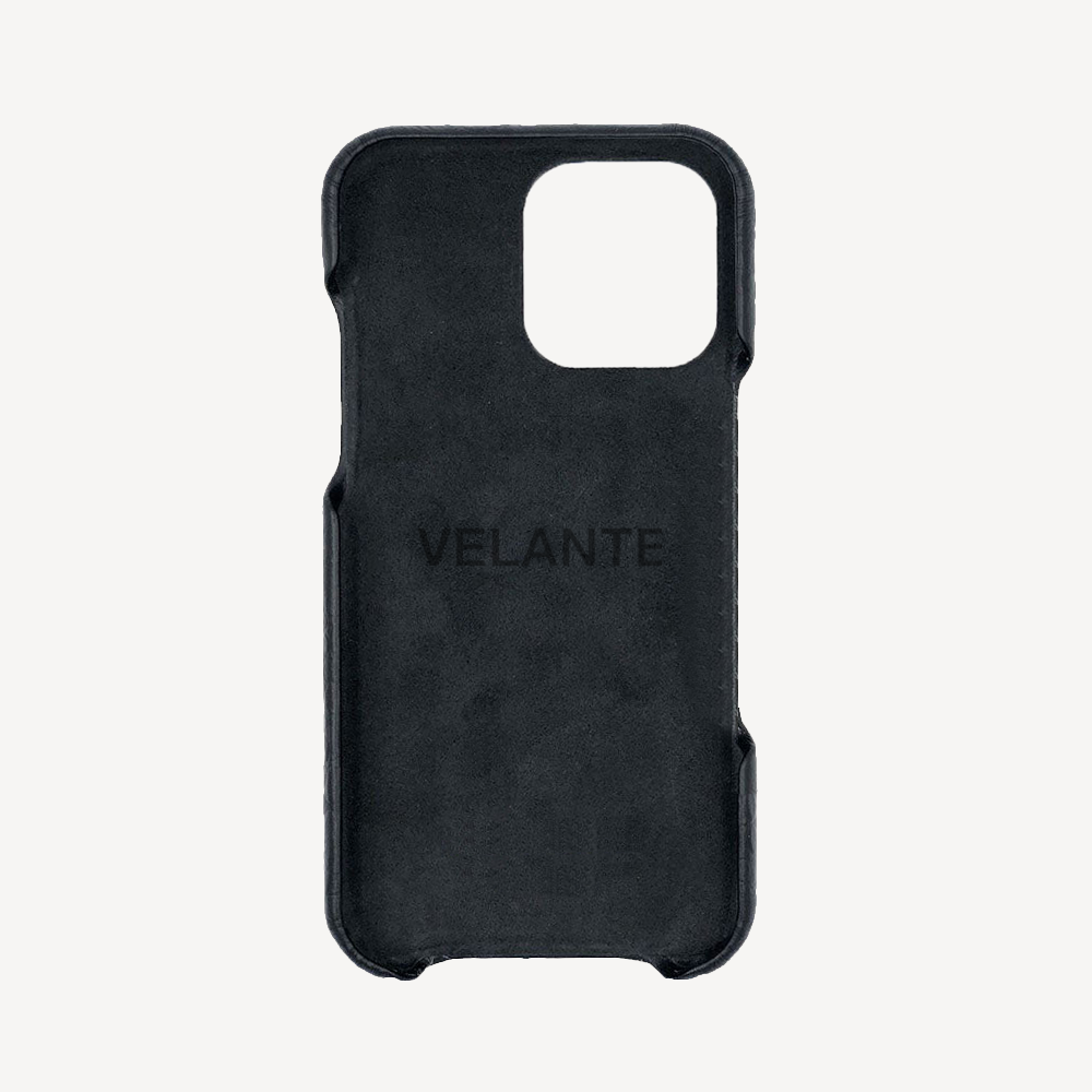 iPhone 16 Pro Max Phone Case, Calf Leather, Alligator Texture