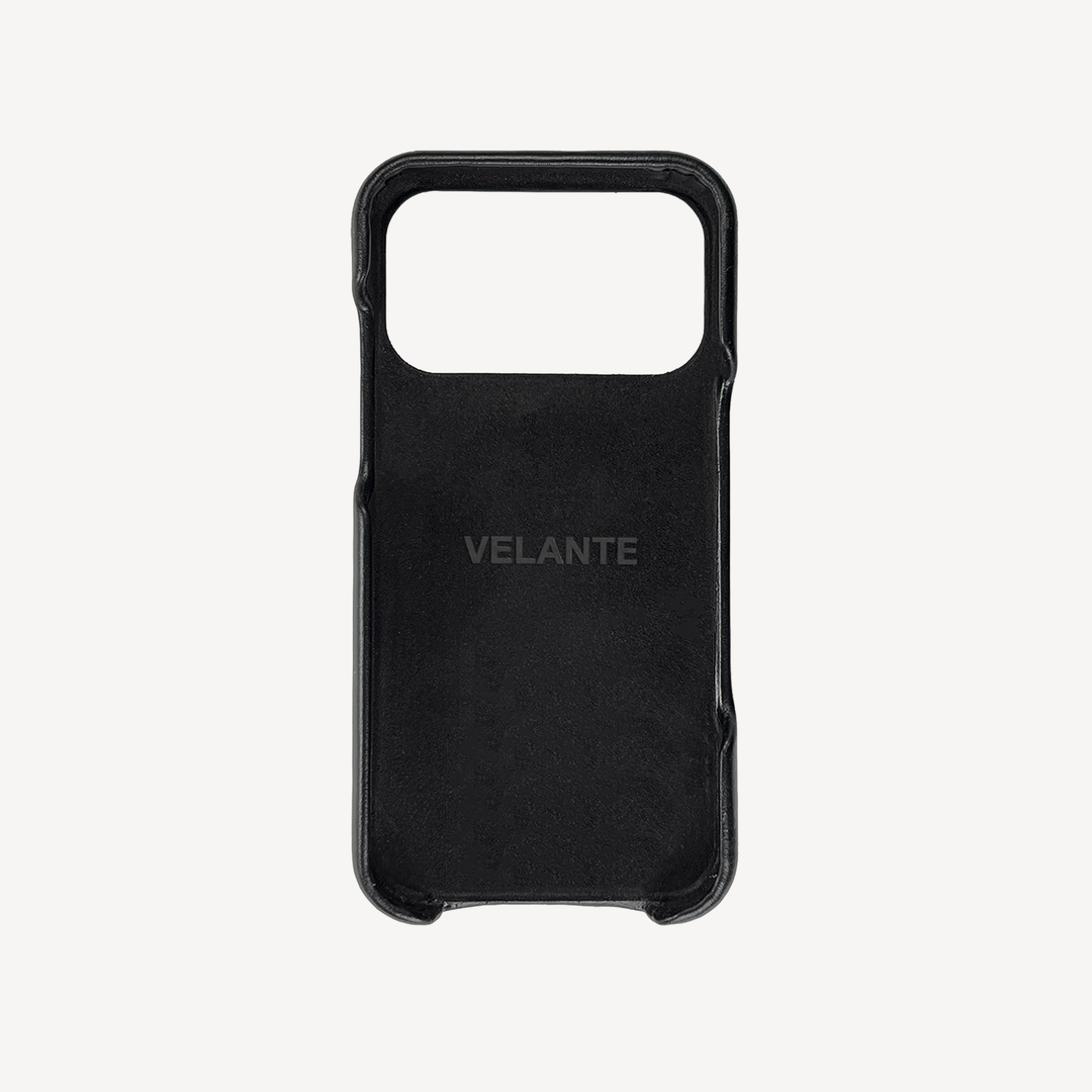 iPhone 17 Pro Phone Case, Calf Leather, Alligator Texture
