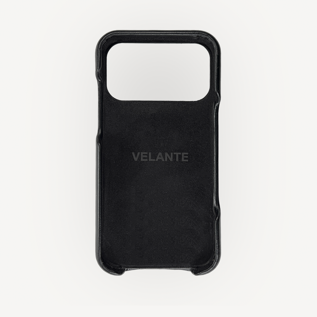iPhone 17 Pro Max Phone Case, Calf Leather, Alligator Texture