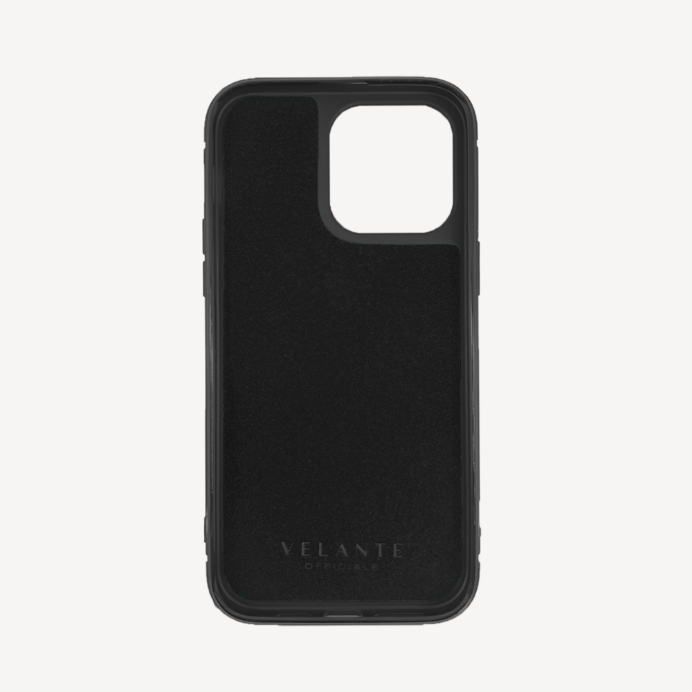 iPhone 14 Pro Phone Case, Calf Leather, Alligator Texture