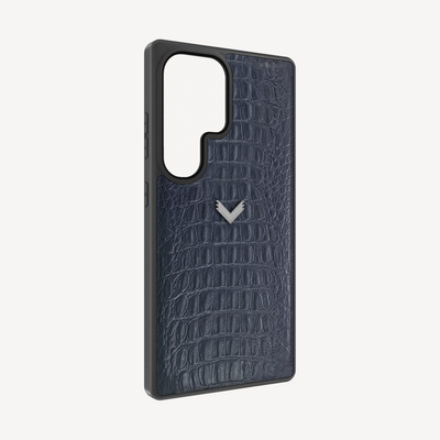 Samsung S26 Ultra Phone Case, Calf Leather, Alligator Texture