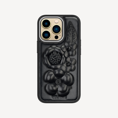 iPhone 16 Pro Max Phone Case, Crocodile Leather, Antique VLogo