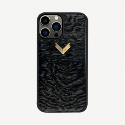 iPhone 12/12 Pro Phone Case, Calf Leather, Lizard Texture