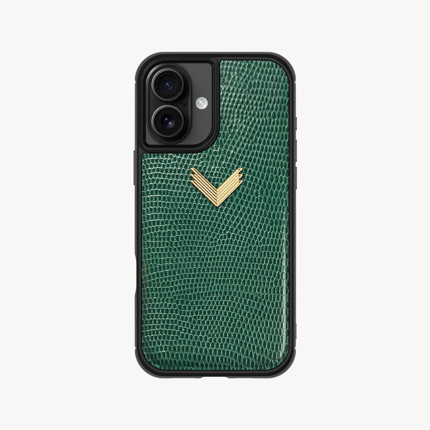 iPhone 17 Phone Case, Calf Leather, Lizard Texture