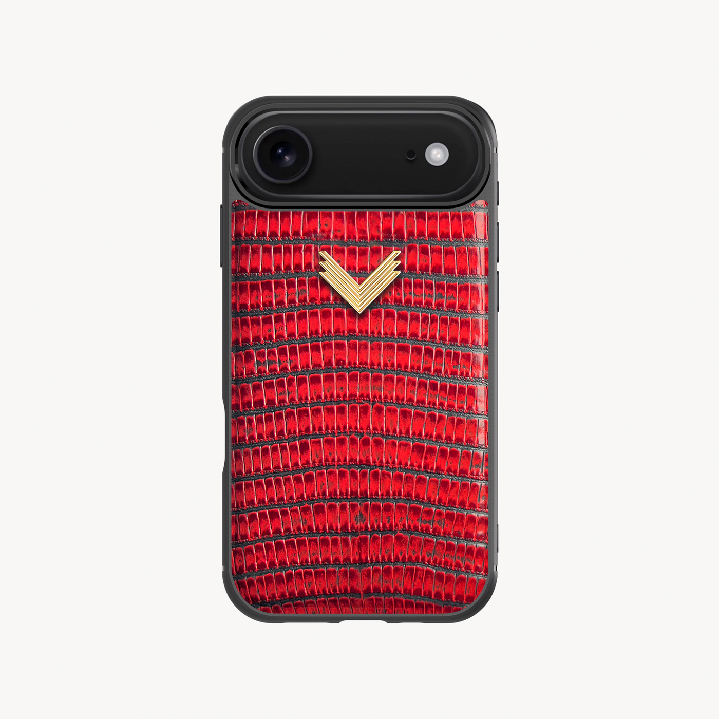 iPhone 17 Air Case, Calf Leather, Lizard Texture