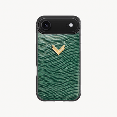 iPhone Air Case, Calf Leather, Lizard Texture