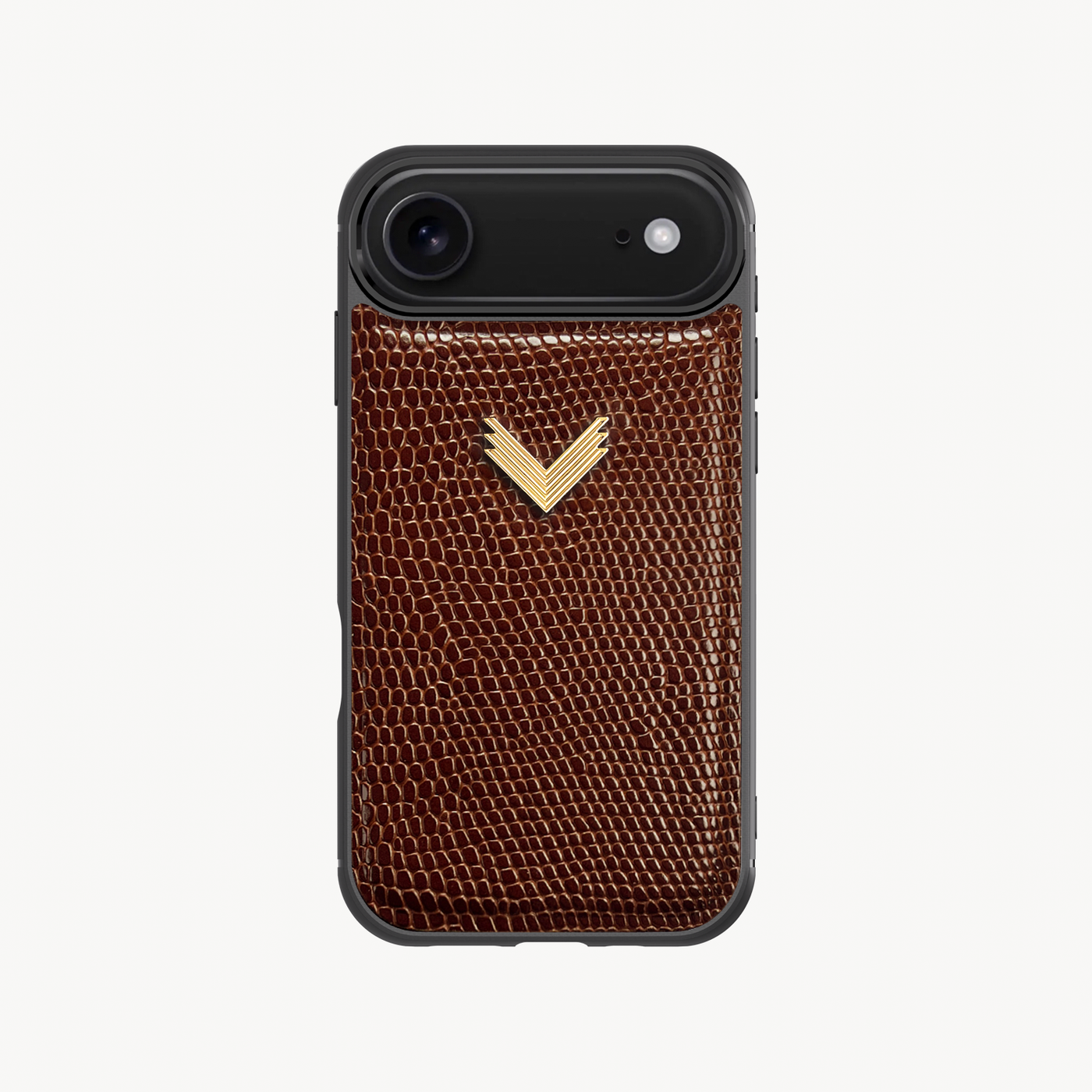 iPhone Air Case, Calf Leather, Lizard Texture
