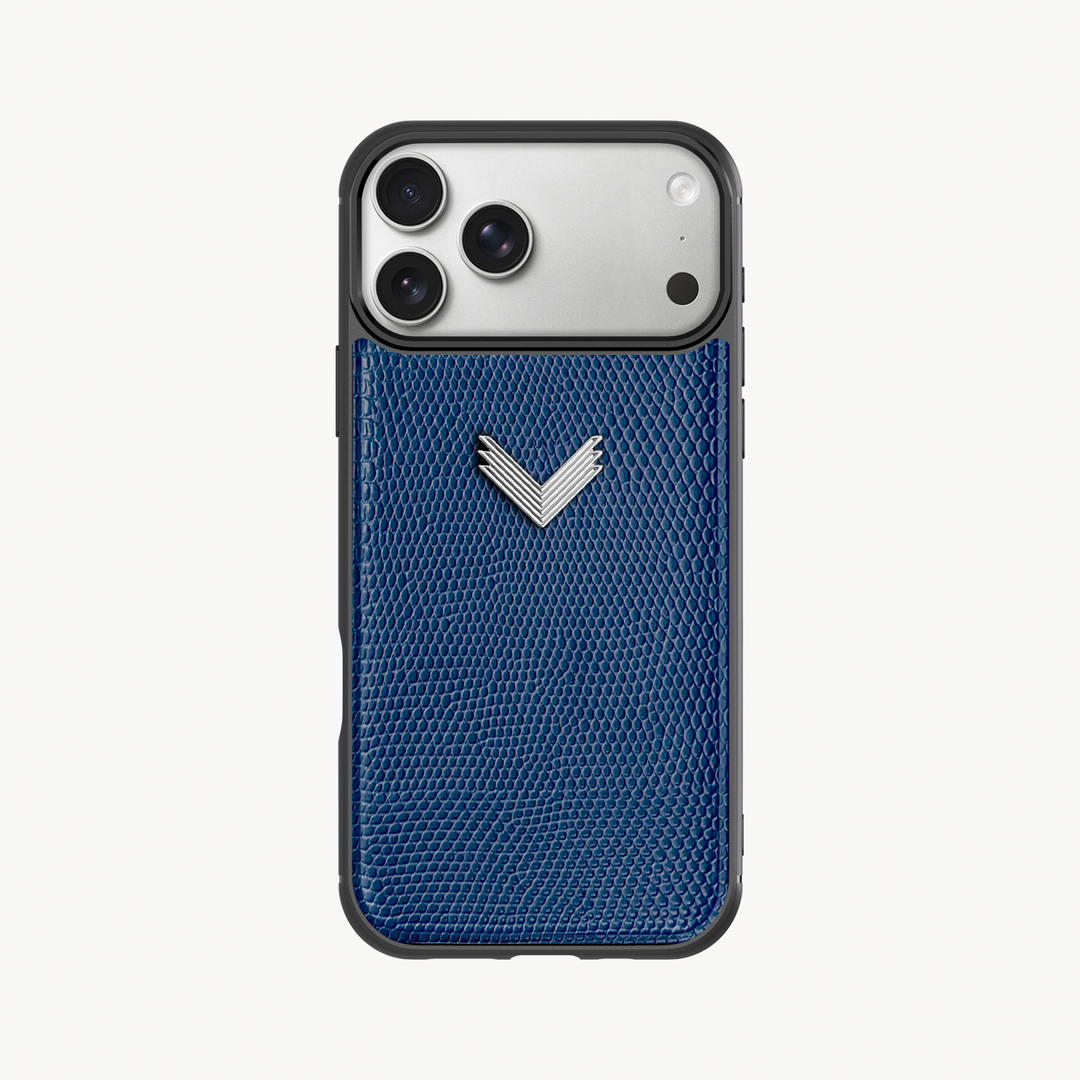 iPhone 18 Pro Phone Case, Calf Leather, Lizard Texture