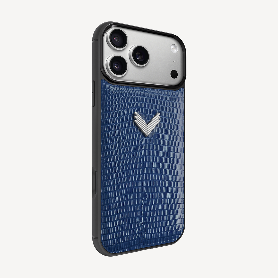 iPhone 18 Pro Phone Case, Calf Leather, Lizard Texture