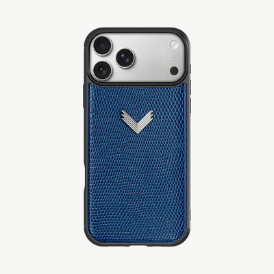 iPhone 17 Pro Max Phone Case, Calf Leather, Lizard Texture