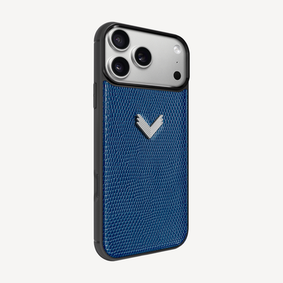 iPhone 17 Pro Max Phone Case, Calf Leather, Lizard Texture