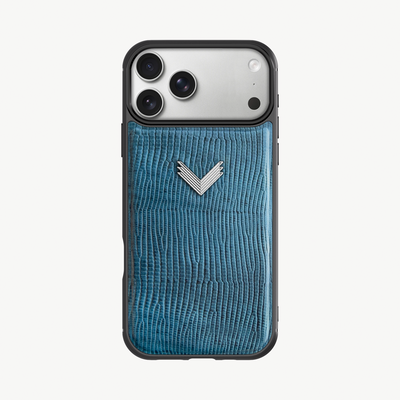iPhone 18 Pro Phone Case, Calf Leather, Lizard Texture