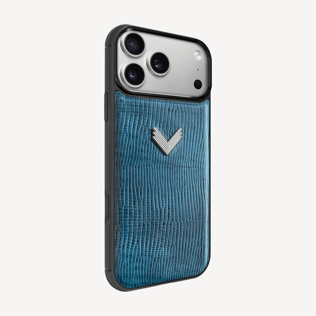 iPhone 18 Pro Phone Case, Calf Leather, Lizard Texture