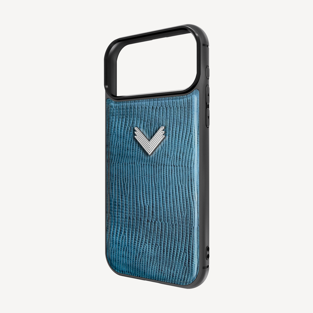 iPhone 18 Pro Phone Case, Calf Leather, Lizard Texture