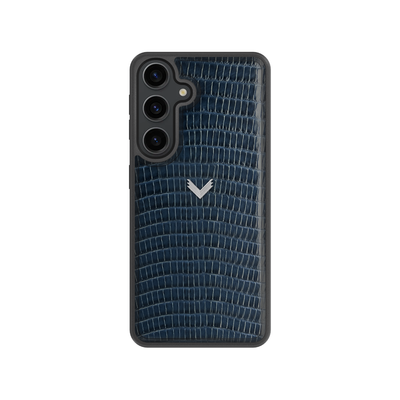 Samsung S25 Phone Case, Calf Leather, Lizard Texture