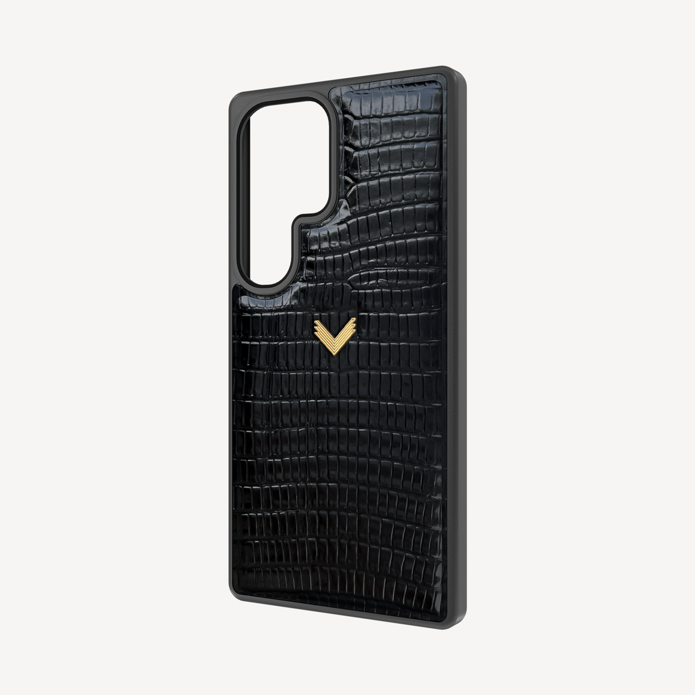 Samsung S25 Ultra Phone Case, Calf Leather, Lizard Texture