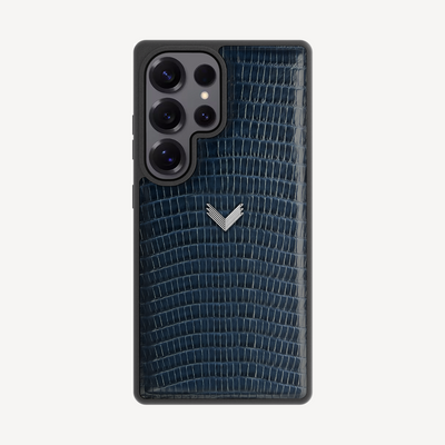 Samsung S25 Ultra Phone Case, Calf Leather, Lizard Texture