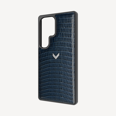 Samsung S25 Ultra Phone Case, Calf Leather, Lizard Texture