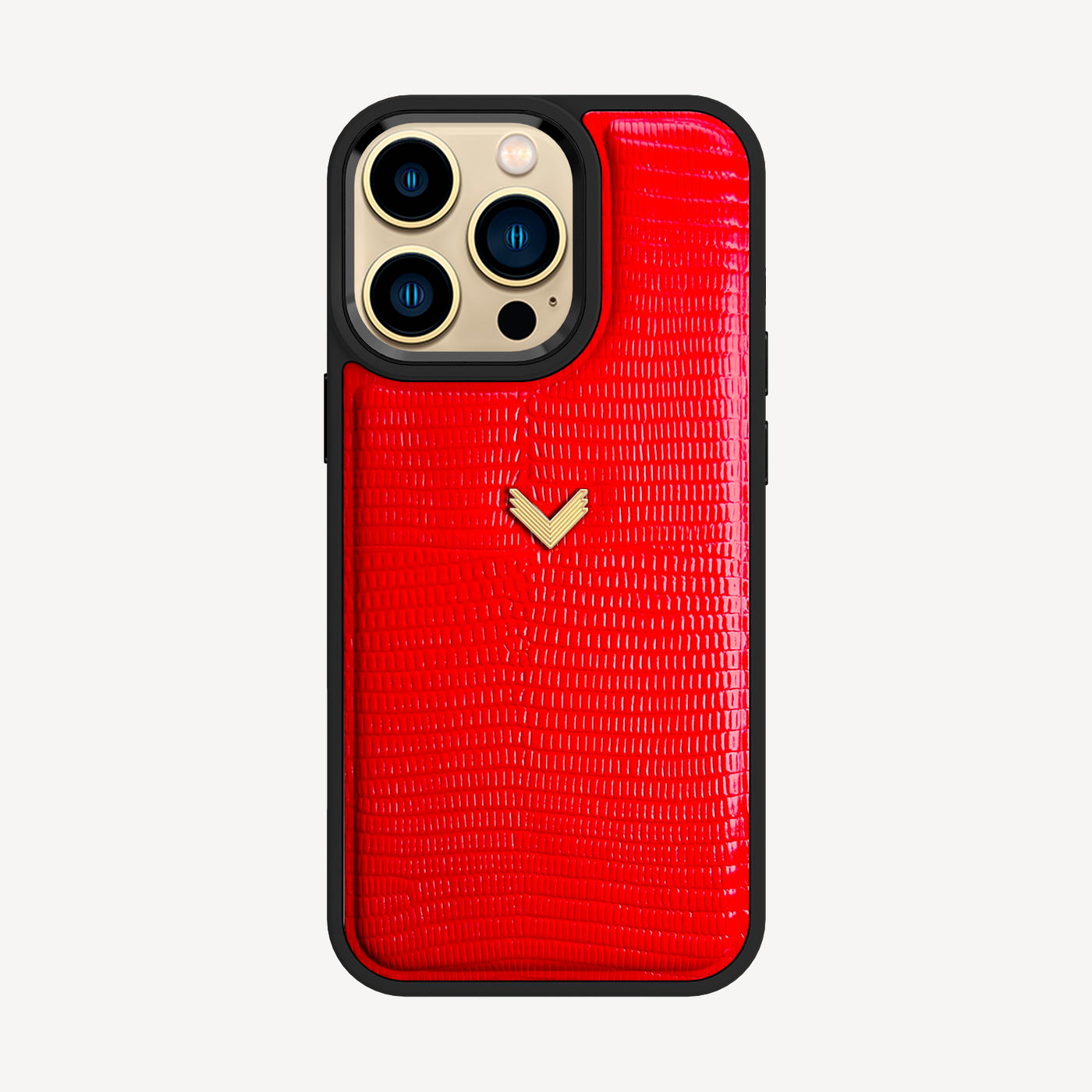 iPhone 14 Pro Max Case, Calf Leather, Lizard Texture