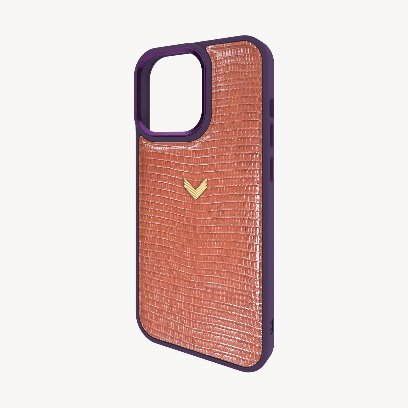 iPhone 14 Pro Max Case, Calf Leather, Lizard Texture