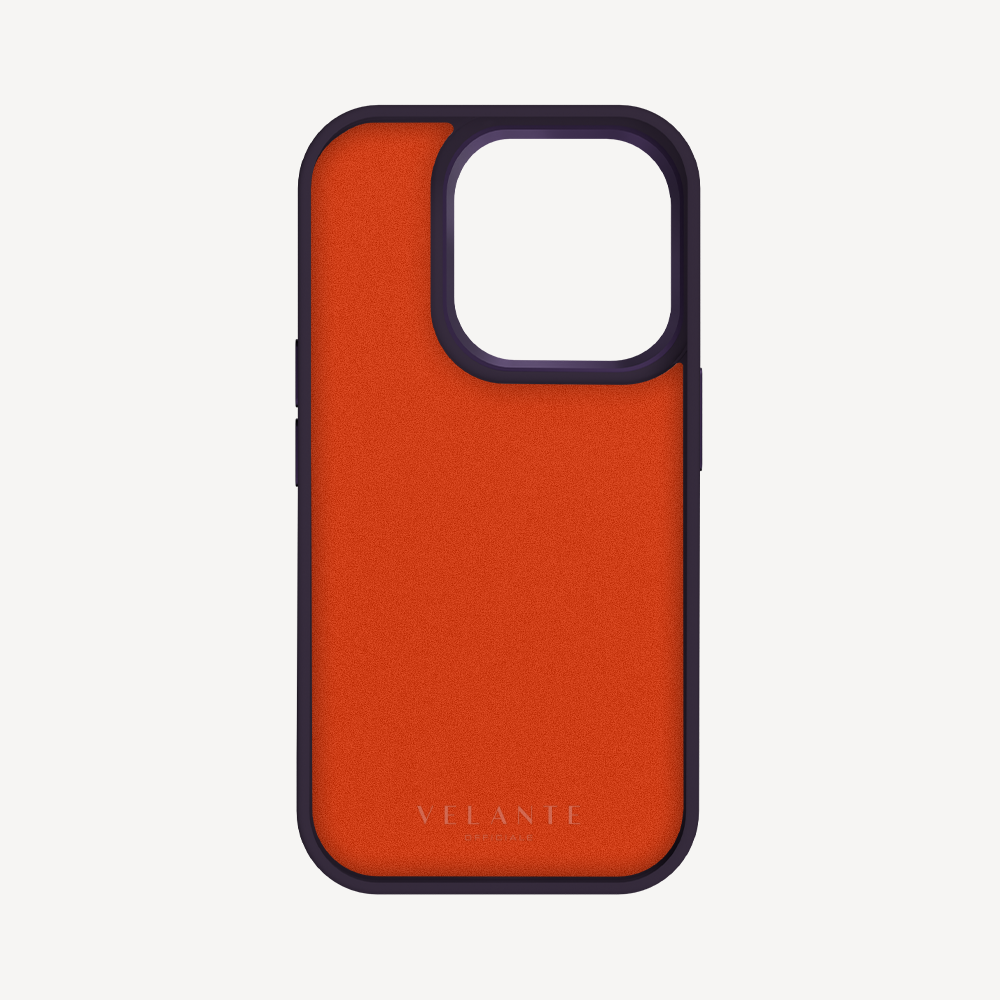 iPhone 15 Pro Phone Case, Calf Leather, Lizard Texture