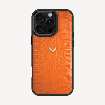 iPhone 16 Pro Max Case, Calf Leather, Lizard Texture