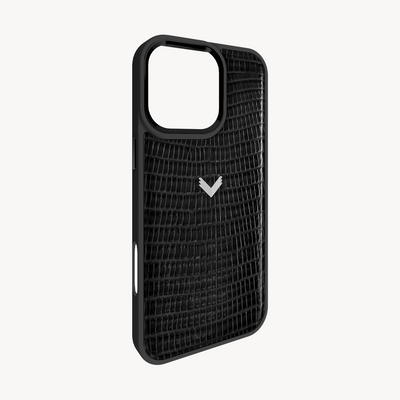 iPhone 16 Pro Max Case, Calf Leather, Lizard Texture