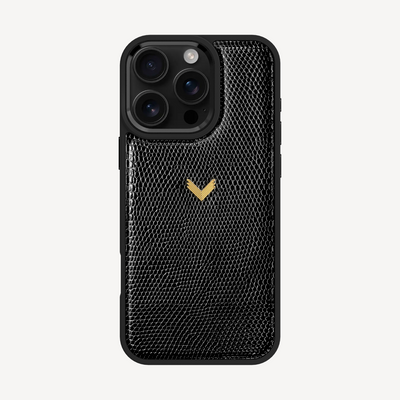 iPhone 16 Pro Max Case, Calf Leather, Lizard Texture