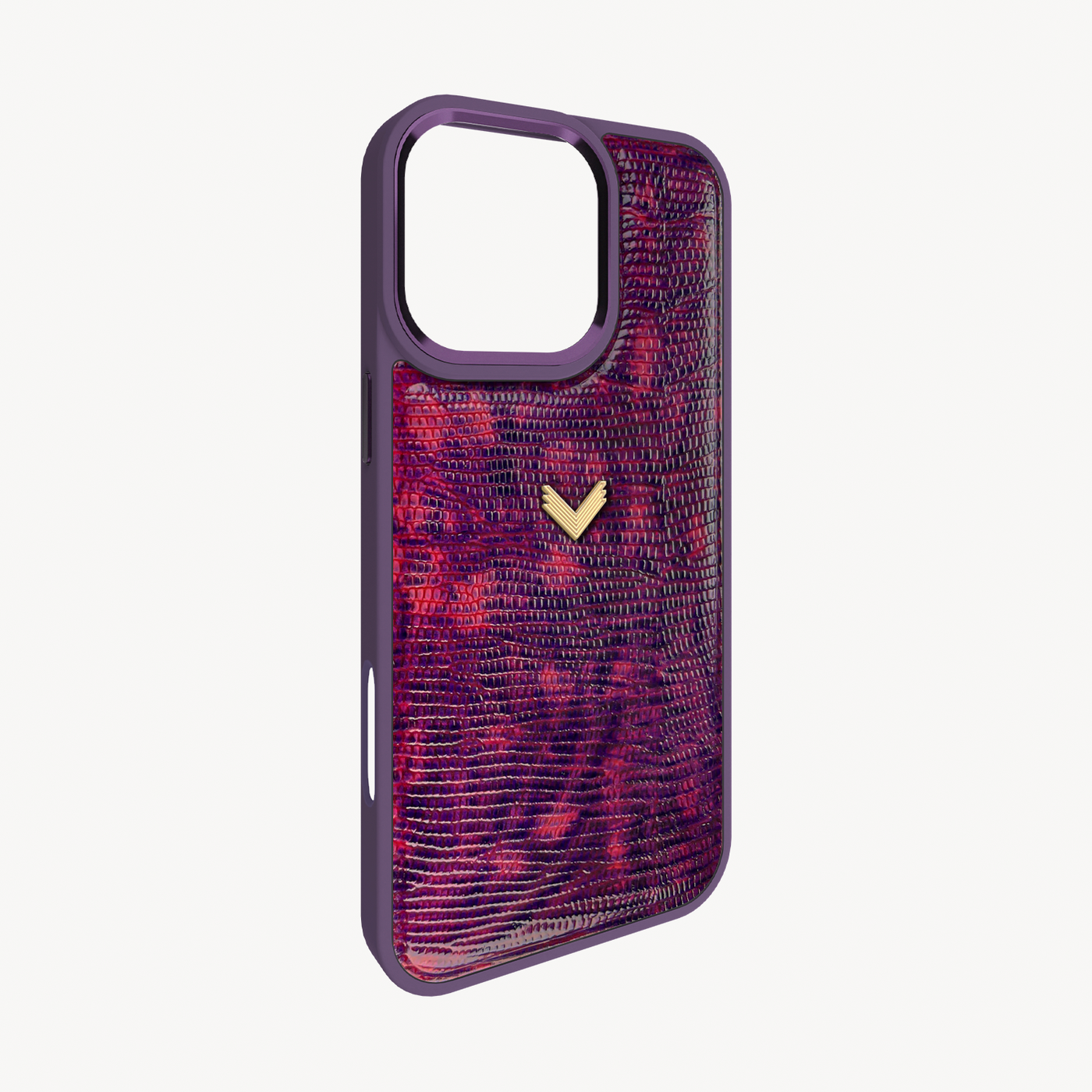 iPhone 16 Pro Max Case, Calf Leather, Lizard Texture
