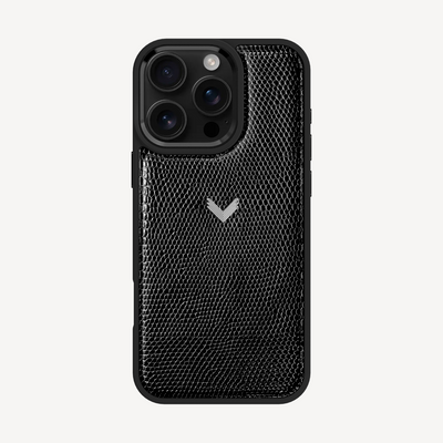 iPhone 16 Pro Max Case, Calf Leather, Lizard Texture