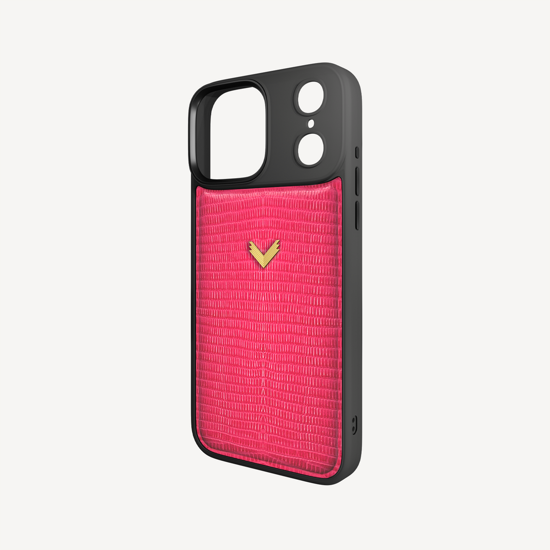 iPhone 17 Pro Max Case, Calf Leather, Lizard Texture