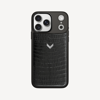 iPhone 17 Pro Max Case, Calf Leather, Lizard Texture