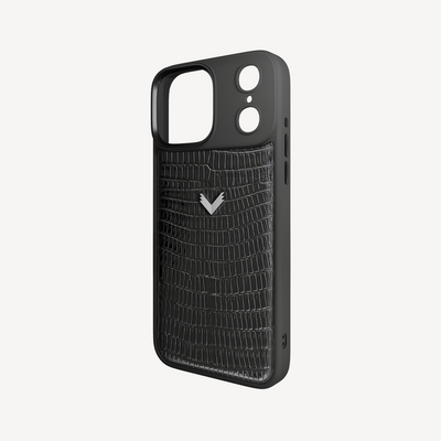iPhone 17 Pro Max Case, Calf Leather, Lizard Texture