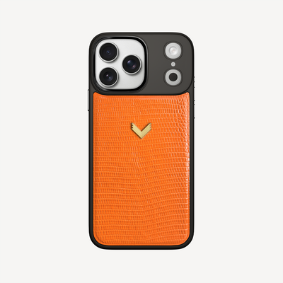 iPhone 18 Pro Max Phone Case, Calf Leather, Lizard Texture