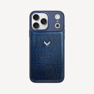 iPhone 18 Pro Max Phone Case, Calf Leather, Lizard Texture