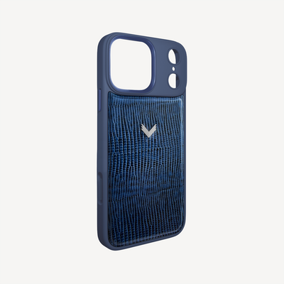 iPhone 18 Pro Max Phone Case, Calf Leather, Lizard Texture