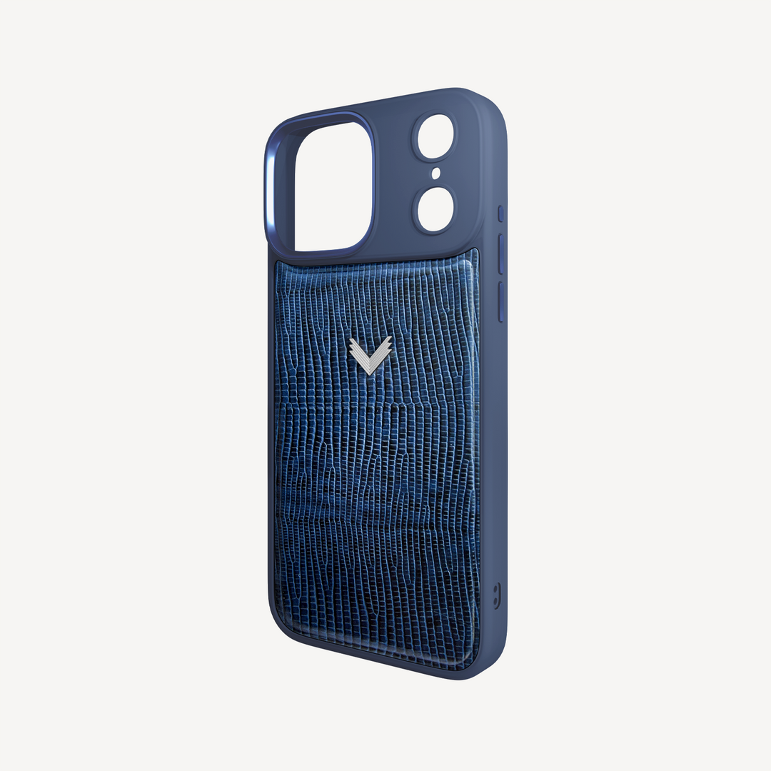 iPhone 18 Pro Max Phone Case, Calf Leather, Lizard Texture