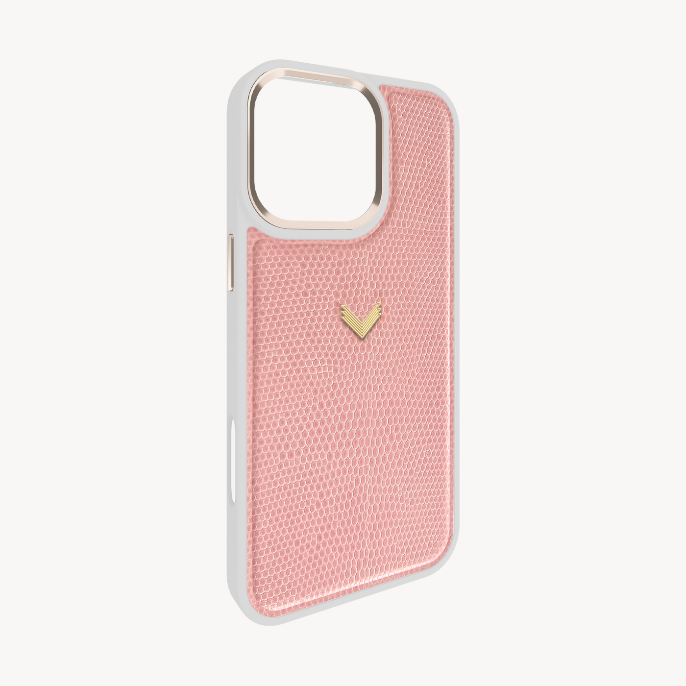 iPhone 16 Pro Phone Case, Calf Leather, Lizard Texture