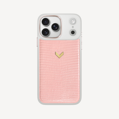 iPhone 17 Pro Max Case, Calf Leather, Lizard Texture