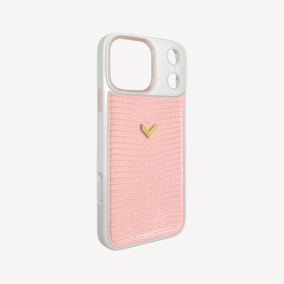 iPhone 18 Pro Phone Case, Calf Leather, Lizard Texture