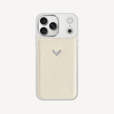iPhone 17 Pro Max Case, Calf Leather, Lizard Texture