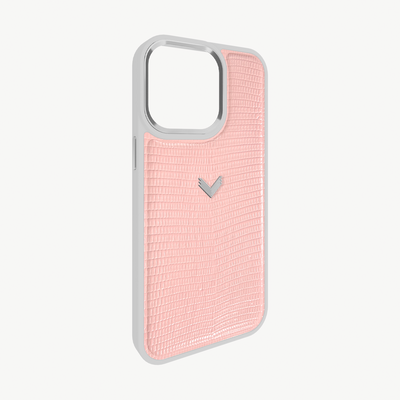 iPhone 14 Pro Phone Case, Calf Leather, Lizard Texture