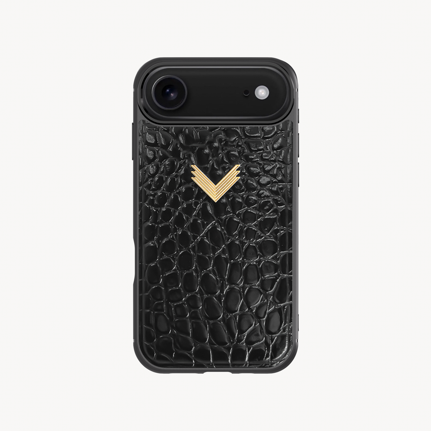 iPhone Air Phone Case, Calf Leather, Crocodile Texture
