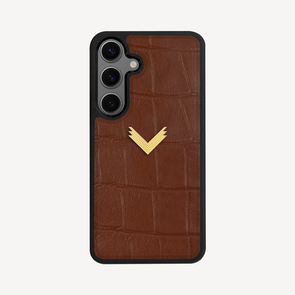 Samsung S24 Phone Case, Calf Leather