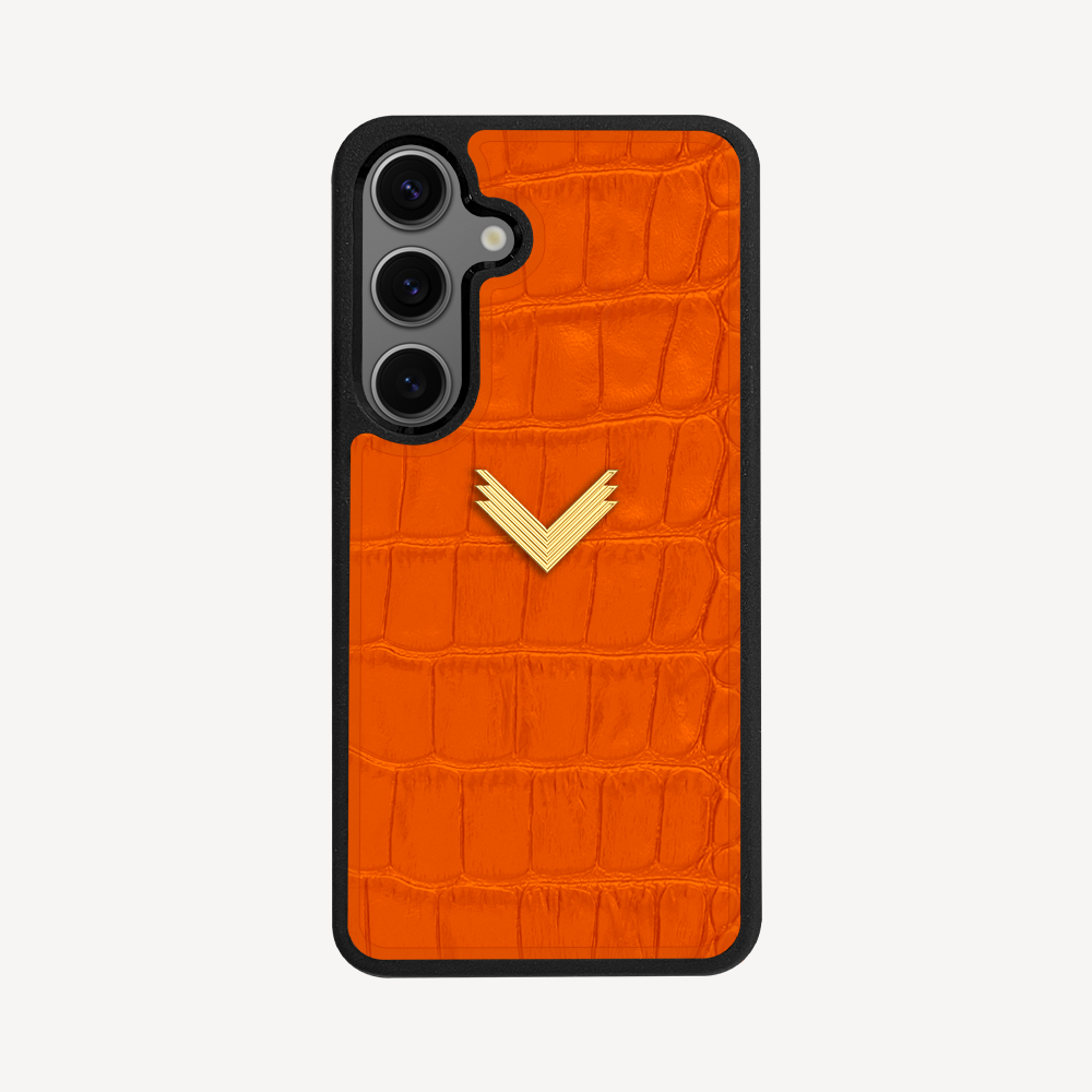 Samsung S24 Phone Case, Calf Leather