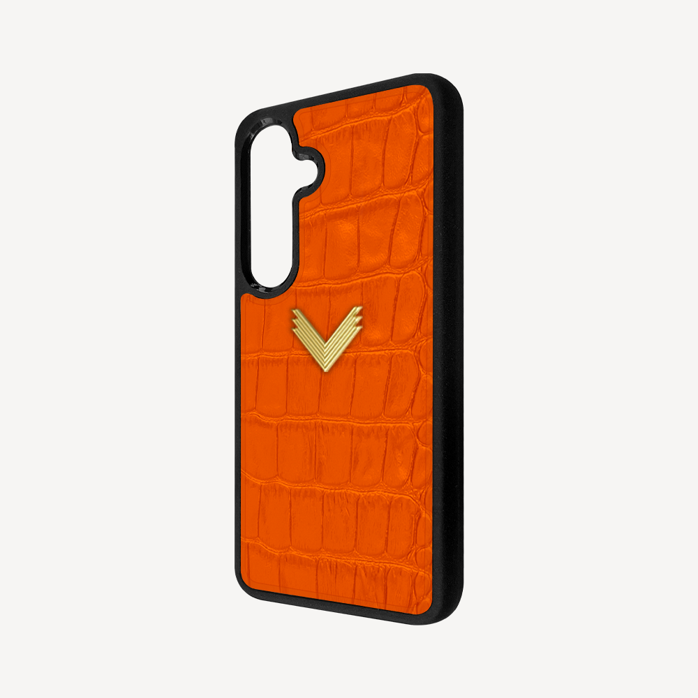 Samsung S24 Phone Case, Calf Leather